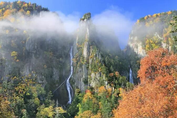 Ryusei and Ginga Waterfalls